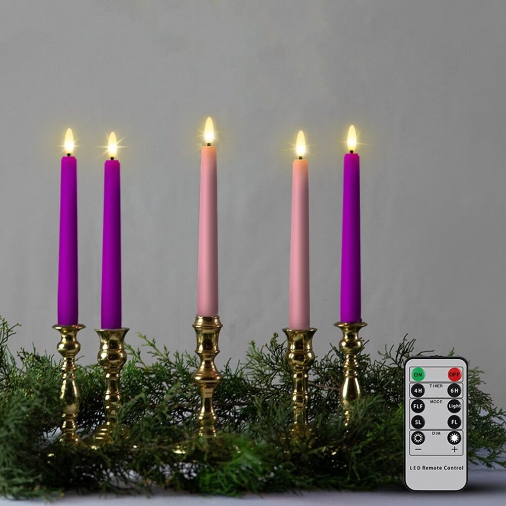 Candle Wick - 8 inç Titreşimli LED Mum Işığı,