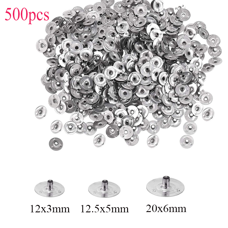 Candle Wick - 500 Parça Mum Fitili Metal Sürdürülebilir