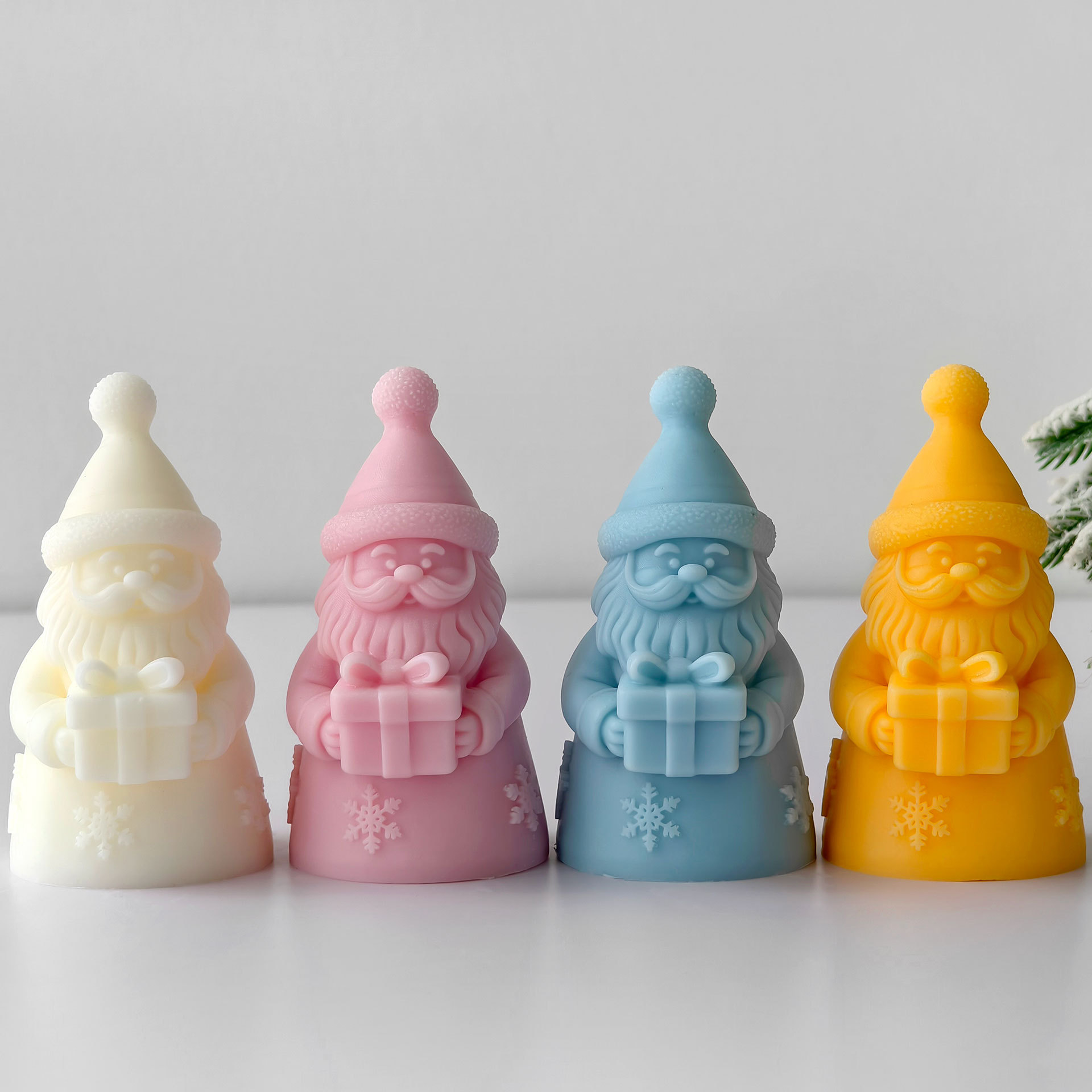 Noel Baba Hediye Kutusu siliko - Candle Containers incelemesi ve fiyatı