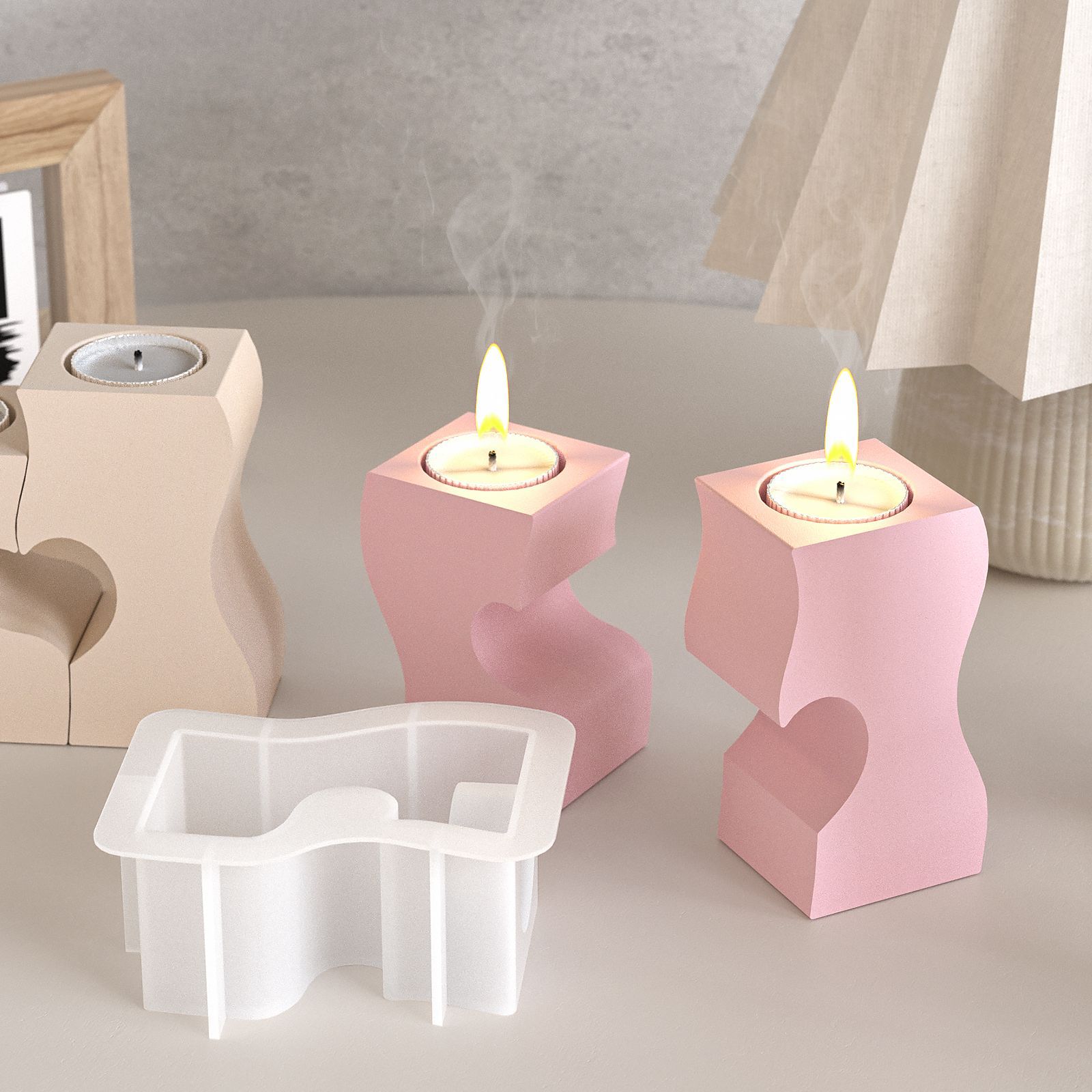 S Kalp Şamdan Silikon Kalıplar - Candle Molds incelemesi ve fiyatı