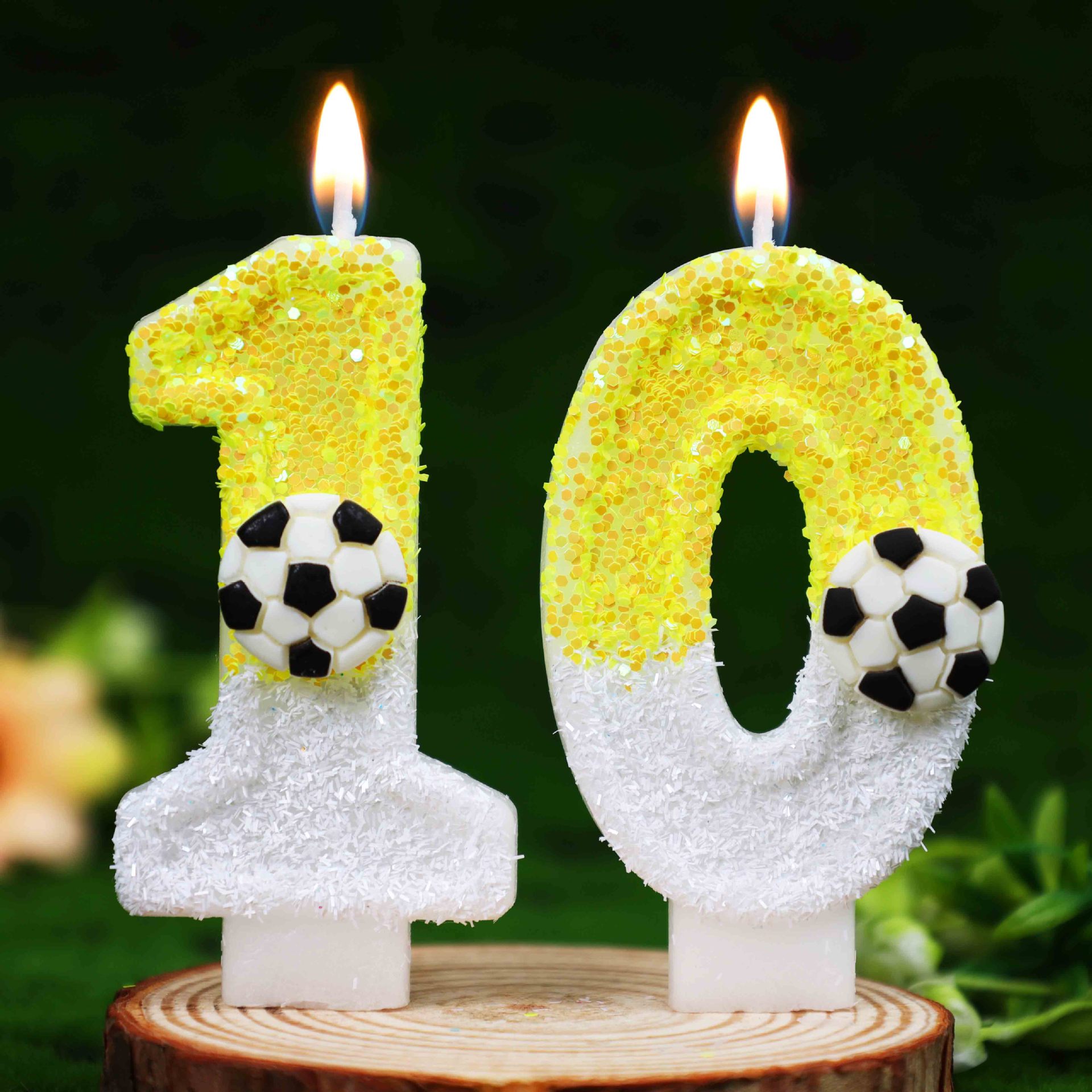 Sarı Beyaz Payetli Spor Futbol - Silk Candle incelemesi ve fiyatı