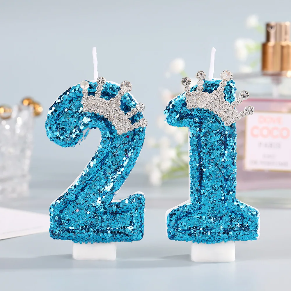 Mavi Taçlı Doğum Günü Mumları  - Silk Candle incelemesi ve fiyatı