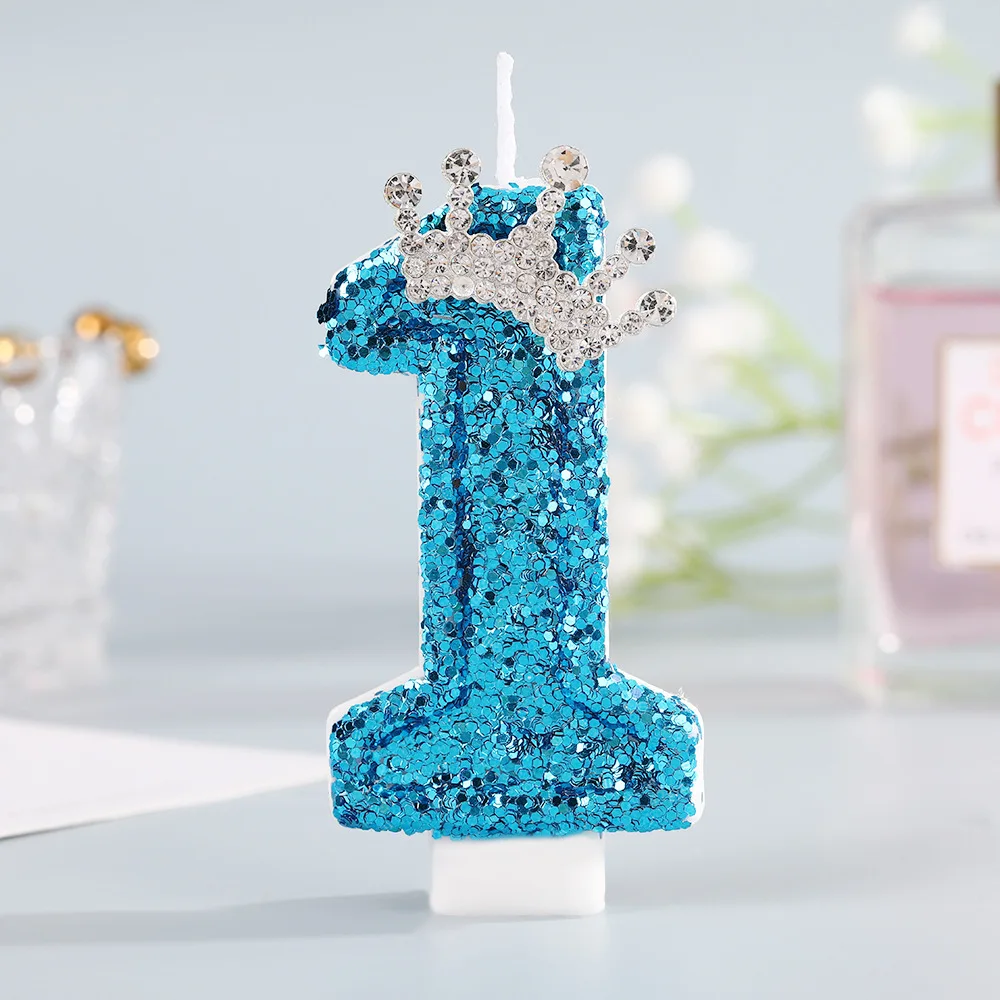 Mavi Taçlı Doğum Günü Mumları  - Silk Candle incelemesi ve fiyatı
