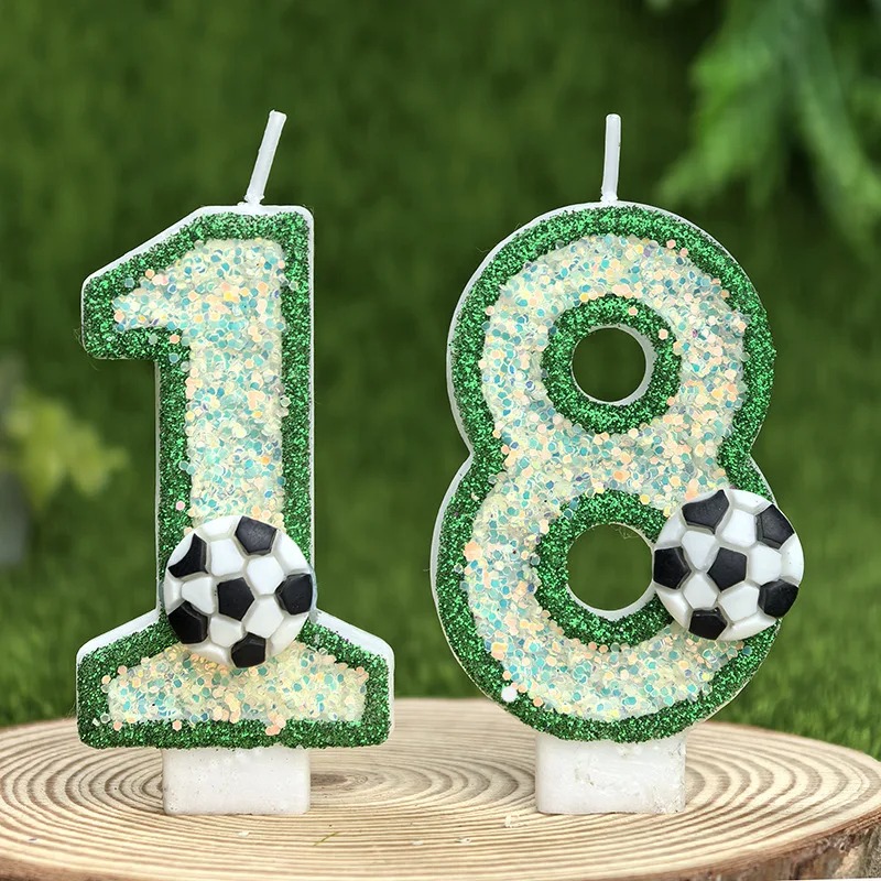 3D Futbol Numaralı Mumlar 0-9  - Soy Wax incelemesi ve fiyatı