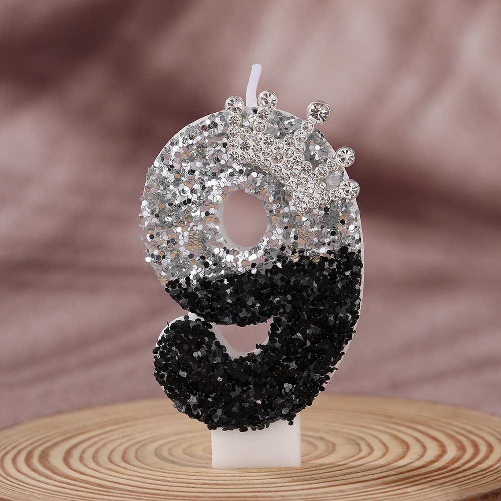 Siyah Gümüş Degrade Taçlı El Y - Silk Candle incelemesi ve fiyatı